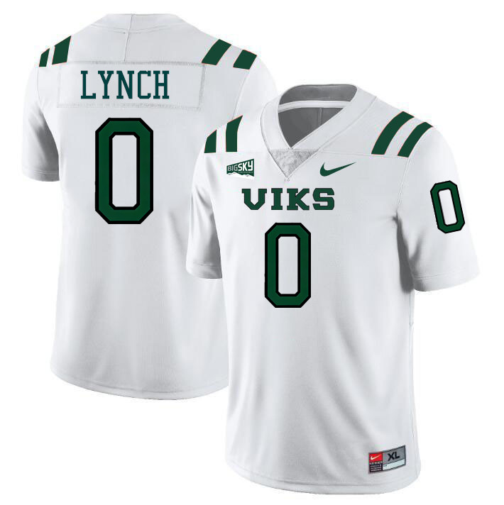 Portland State Vikings #0 Jaylen Lynch College Footbaall Jerseys,Uniforms Stitched-White